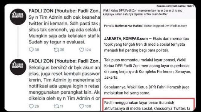Fadli Zon Salahkan Staf soal Like Video Porno, Publik Temukan Kejanggalan