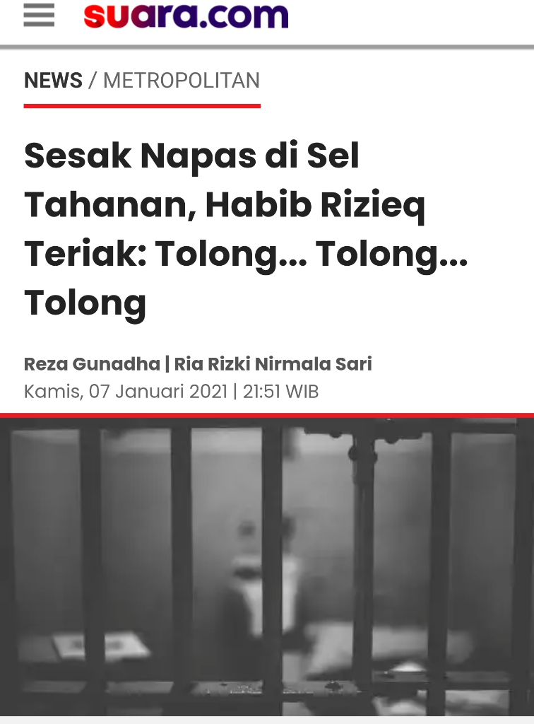 Doa Jelek Rizieq Shihab Diamini Abu Janda, Nitizen: Akhirnya Dikabulkan
