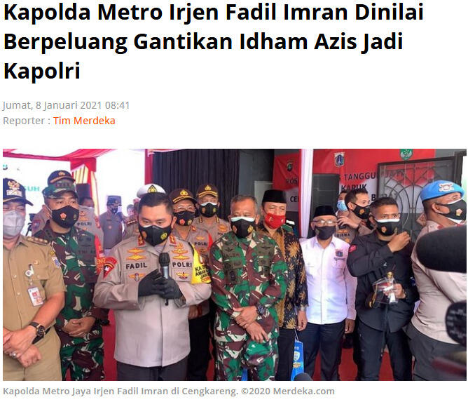 Mahfud MD Sebut Ada 5 Calon Kapolri, Ini Nama-namanya