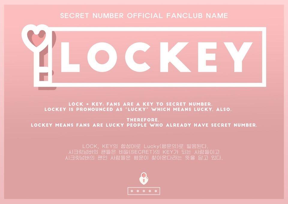 SECRET NUMBER Umumkan Nama Fandom, Halo LOCKEY~