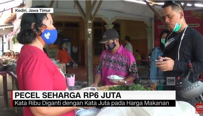 Nasi Pecel Seporsi Harga 6 Juta , Netizen Auto Geleng-Geleng !