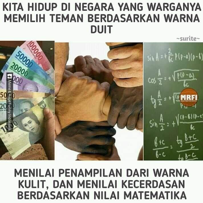 Antara Warna Uang, Kulit Dan Sebuah Kecerdasan, Sudahkah Kalian Lebih Sosialita?