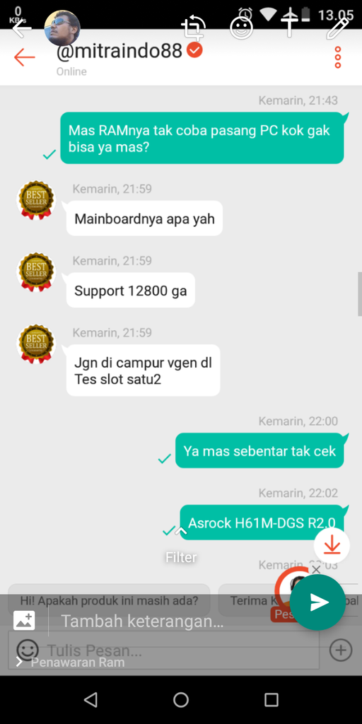 Hati 2 kalau beli barang online