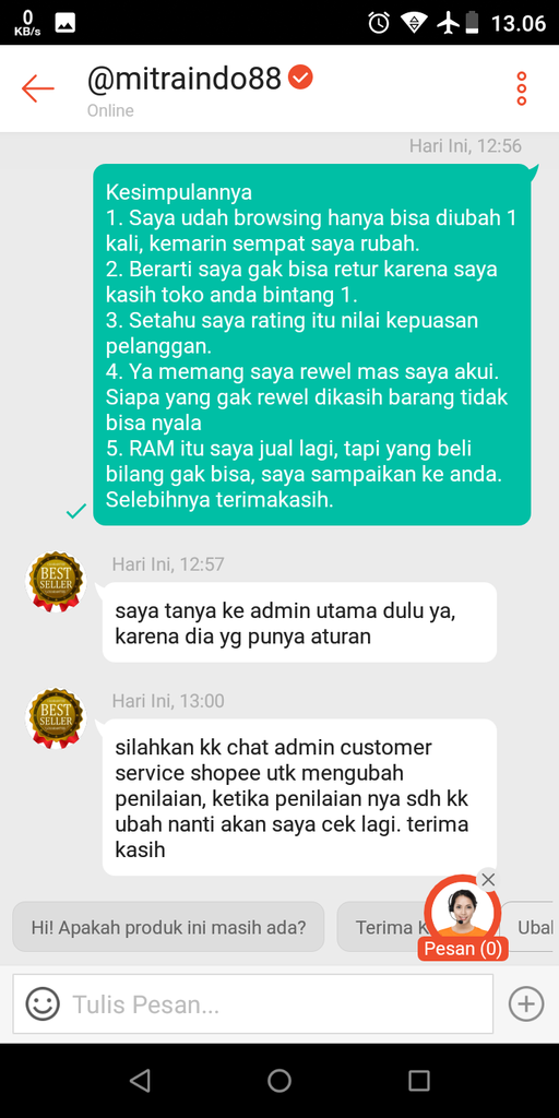 Hati 2 kalau beli barang online