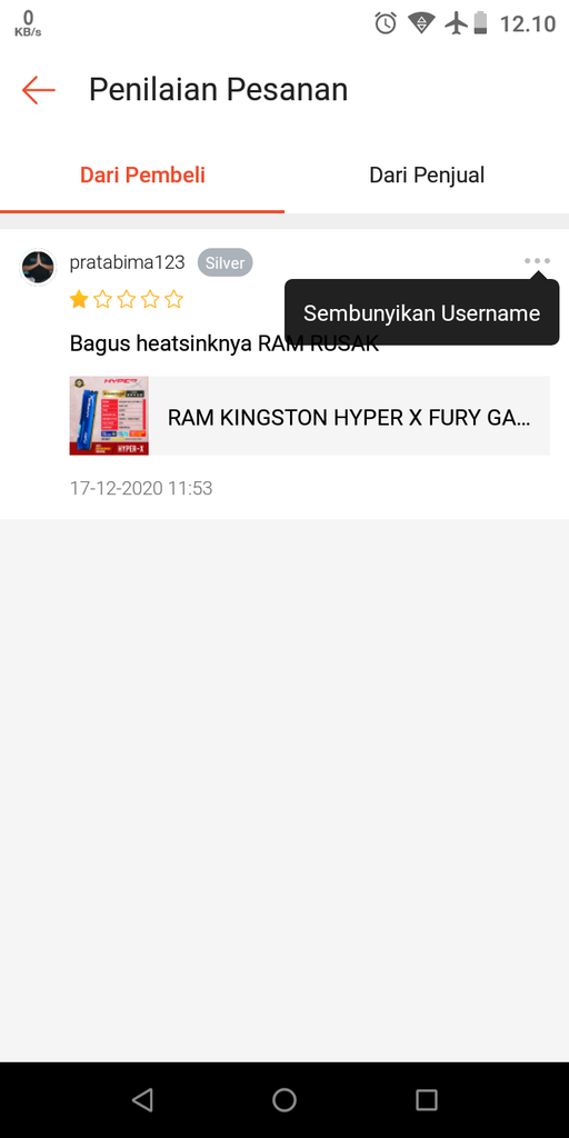 Hati 2 kalau beli barang online