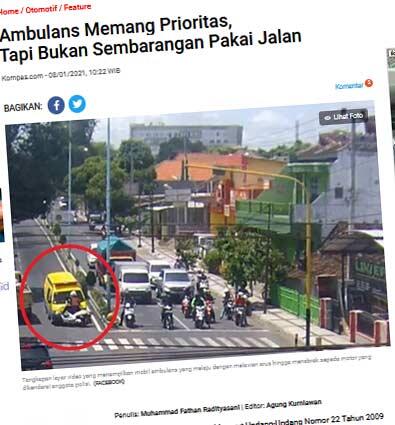 Dilema Sopir Ambulance, Antara Tanggung Jawab Profesi Dan Kepentingan Bersama