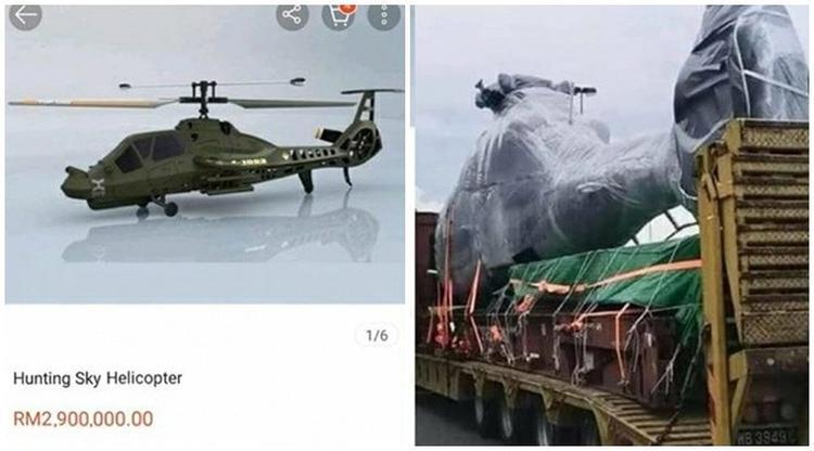 Dikira Pesan Mainan, Pria Ini Terkejut saat Datang Justru Helikopter Asli

