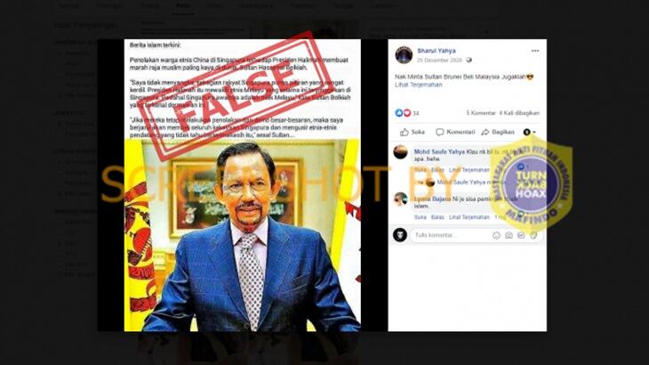 Sultan Brunei Bakal Beli Singapura