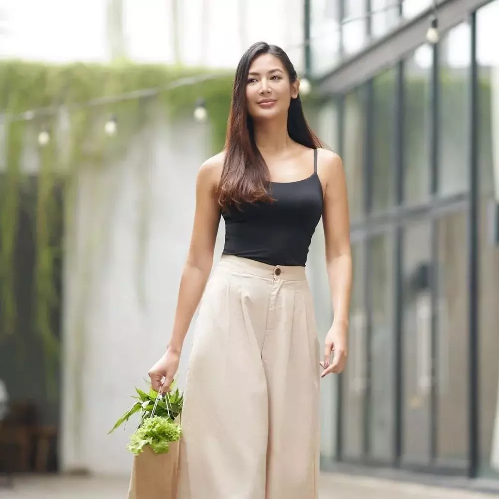 9 Potret Maria Selena dengan Body Goal, Bukti Gemar Olahraga!