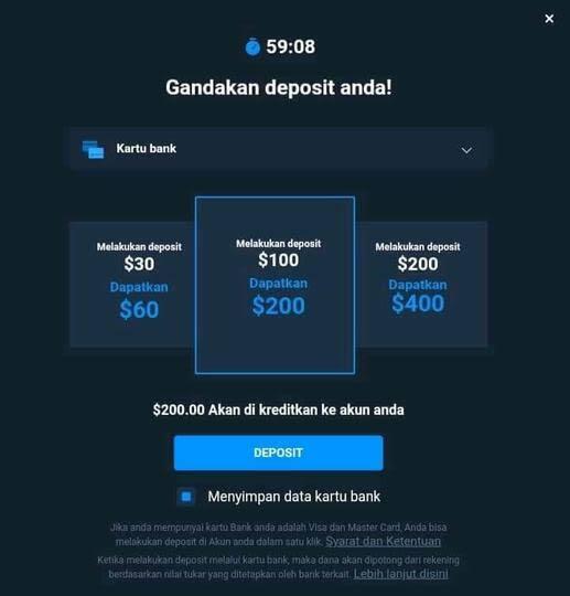 Bonus Deposit 100% Olymp Trade Untuk 2021