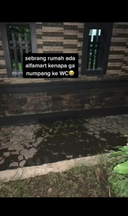 Viral, Seorang Pria Kepergok BAK Depan Rumah Orang, Bukannya Minta Maaf, Malah Kabur!