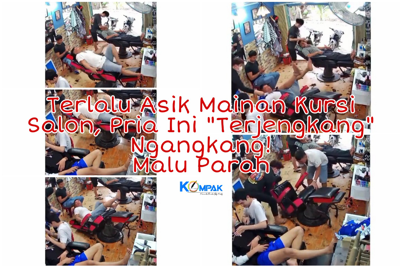 Sibuk Nyamankan Posisi, Pria Ini Sampai Jatuh 'Terjengkang!' Malu Nggak?