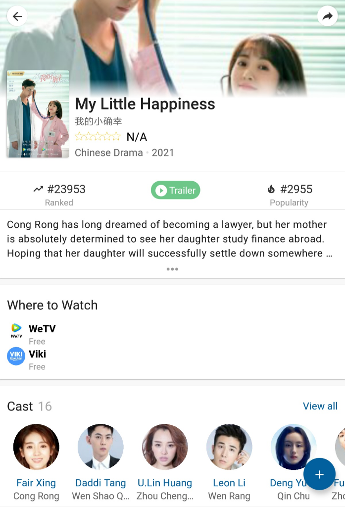 My Little Happiness (2021)