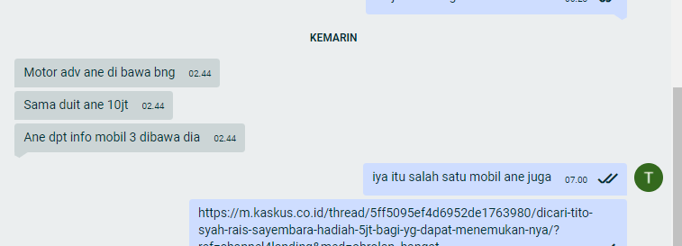 Dicari TITO SYAH RAIS (Sayembara ,hadiah 5jt bagi yg dapat menemukan nya)