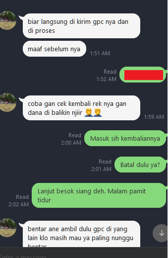 RidwanKaskus12 penipuan?