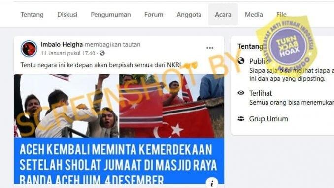 Aceh Kembali Minta Merdeka
