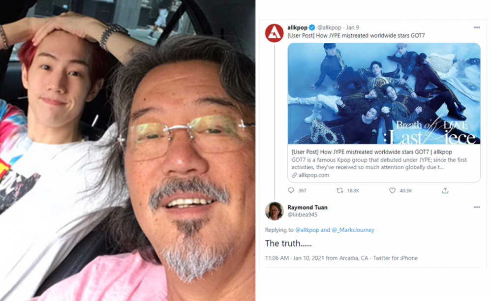 Penggemar Heboh, Ayah Mark Tuan Ungkap Fakta Soal Perlakuan Buruk JYP Ent. pada GOT7