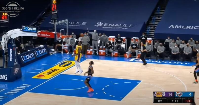 Thunder OKC Keok Saat Menjamu LA Lalker dengan Poin Akhir 99-128