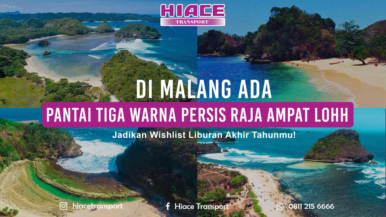 Pantai di malang ini mirip seperti di Raja Ampat!