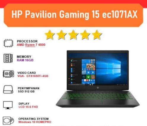 Belajar, Bekerja dan Bermain dari Satu Perangkat? HP Pavilion Gaming 15 Jawabannya!