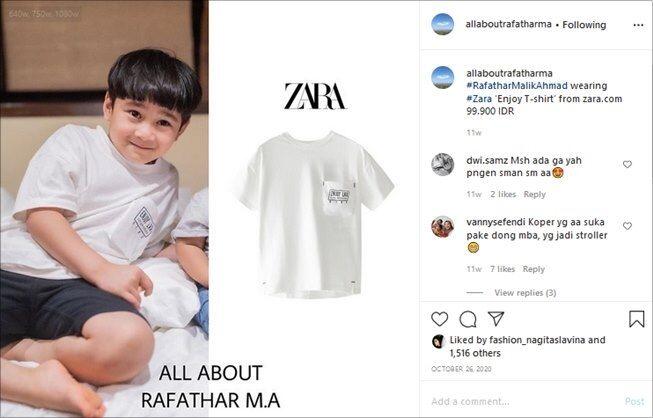 4 Koleksi Baju Murah Rafathar, Ada yang Harganya Nggak Sampai Rp80 Ribu