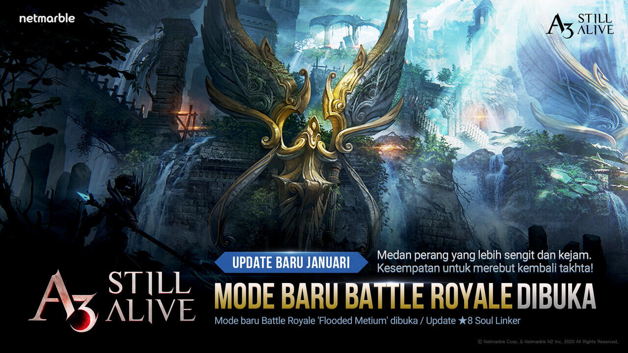 A3: STILL ALIVE Hadirkan Mode Battle Royale Terbaru "Flooded Metium"
