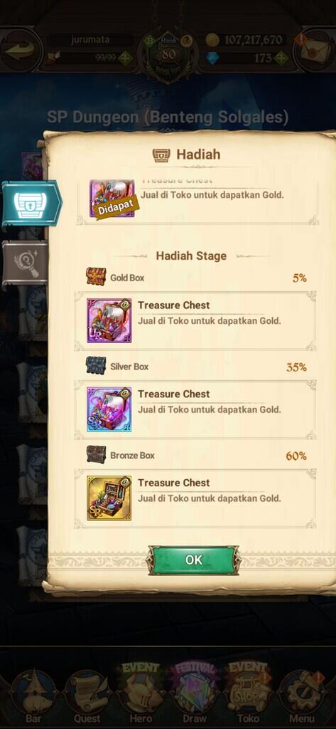 Sekarang Farming Gold Bisa sampe 50juta/hari 7DS Grand Cross
