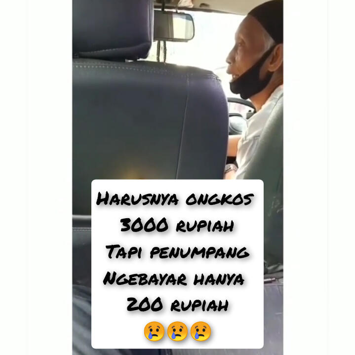 Cekcok Dengan Penumpang,Sedih Sopir Angkot Yang Sudah Tua Ini Cuma Dibayar 200 Rupiah