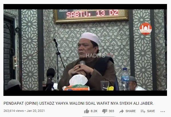 Ustaz Yahya Waloni: Meski Ditembak Mati Ane Ga Pakai Masker! Dokter Kafir Suntik Mati