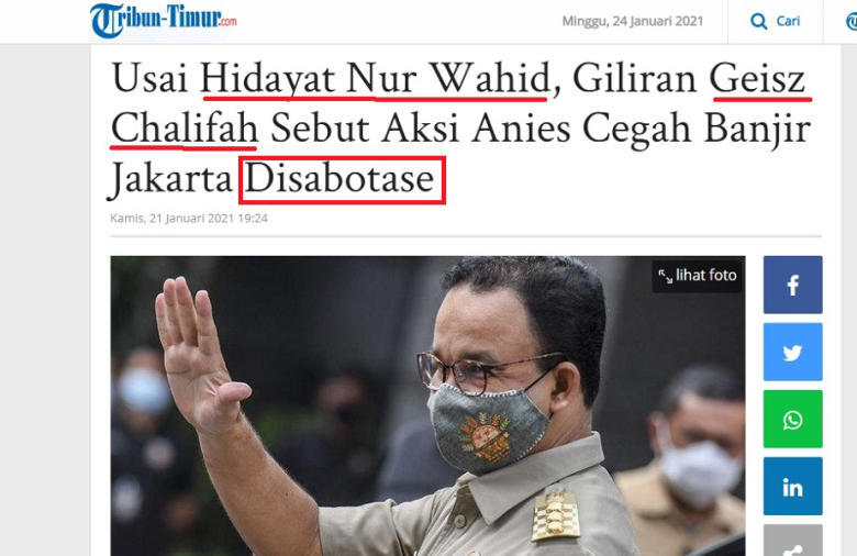 Uki Dorong Hidayat Nur Wahid dan Geisz Chalifah Diproses Hukum