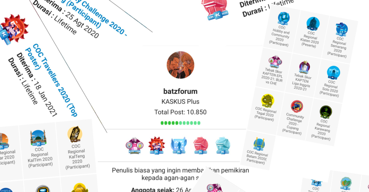 Perjalanan Dan Perjuangan Seorang Newbie Dalam Berburu Badge!