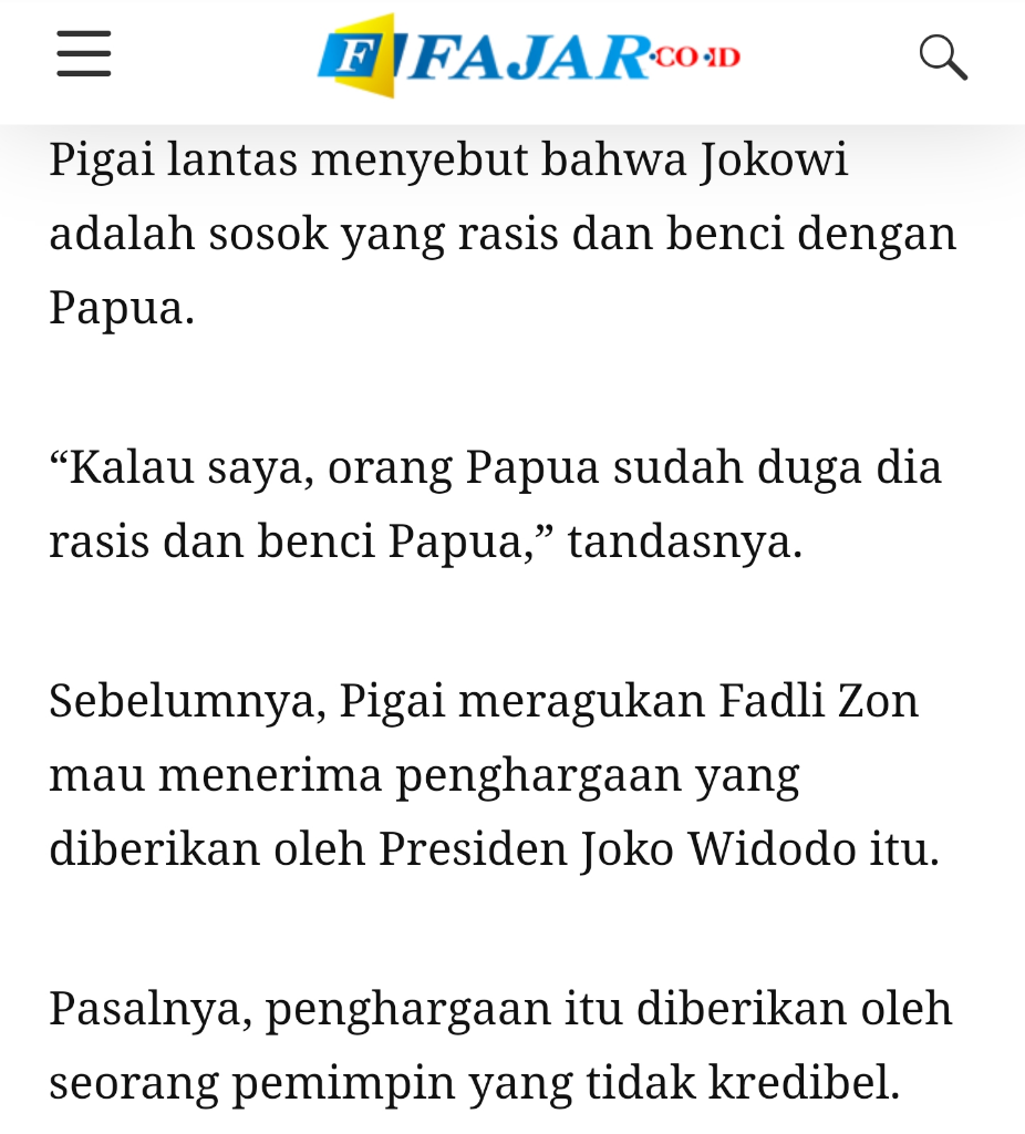 #PigaiHinaSukuJawa Menggema, Pigai Bantah Dia Hina Suku Diluar Jawa Babu: Itu Kritik!