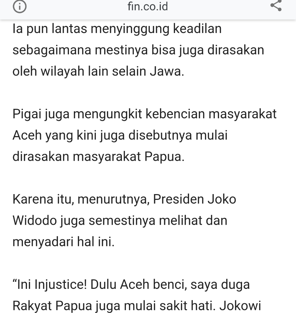 #PigaiHinaSukuJawa Menggema, Pigai Bantah Dia Hina Suku Diluar Jawa Babu: Itu Kritik!