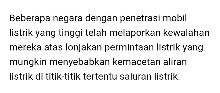 Kendaraan Elektrik Beroperasi, Permintaan Listrik Meningkat, Sudah Antisipasi?