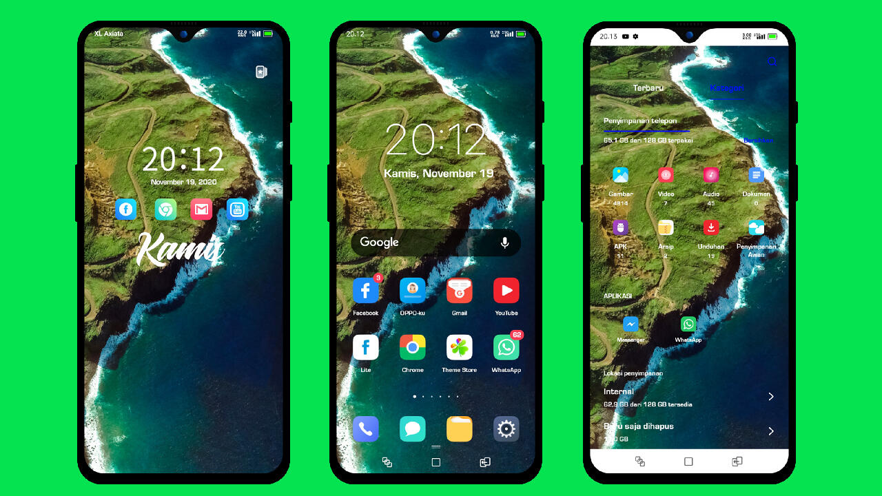 Download Tema Realme UI Signal 5G Markot Theme Oppo All Device Gratis
