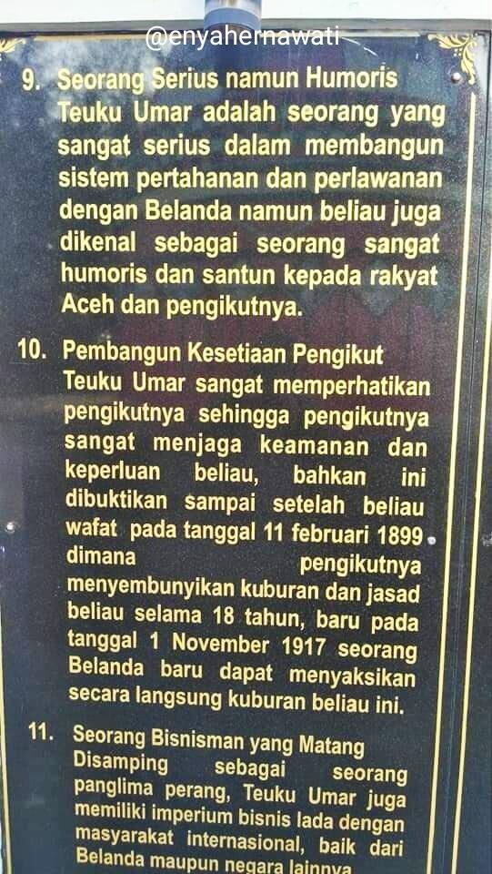 &#91;Coc Reg. Aceh&#93; Tugu Topi Johan Pahlawan, di Meulaboh, Aceh Barat
