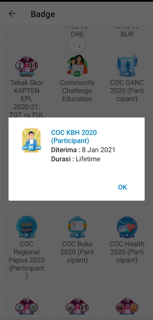 Momen Dibalik Cerita Badge COC KBH Award 2020 Yang Bikin Gemes Dan Badge COC Papua