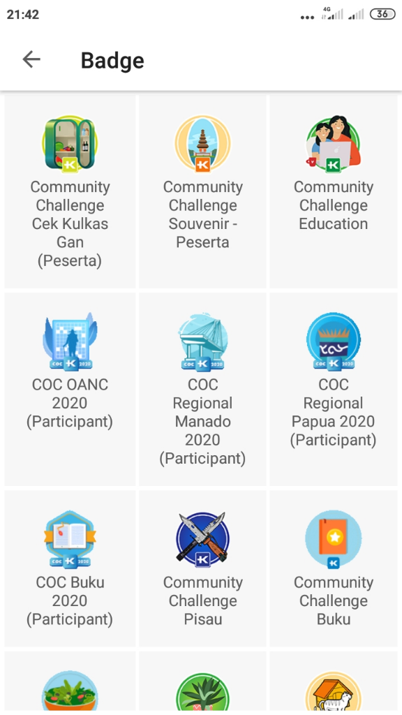 Meraih Badge Tanpa Tahu Artinya