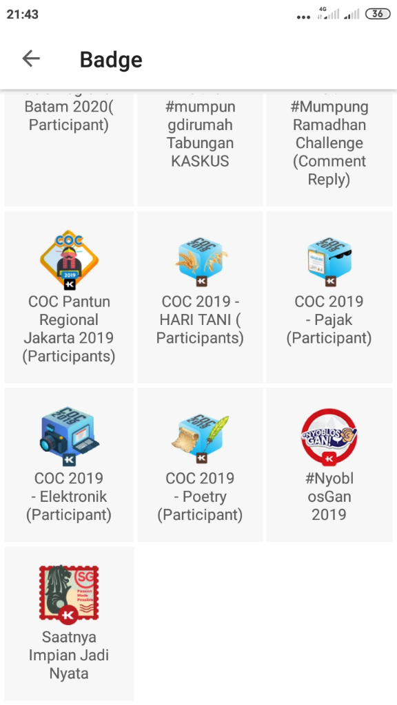 Meraih Badge Tanpa Tahu Artinya