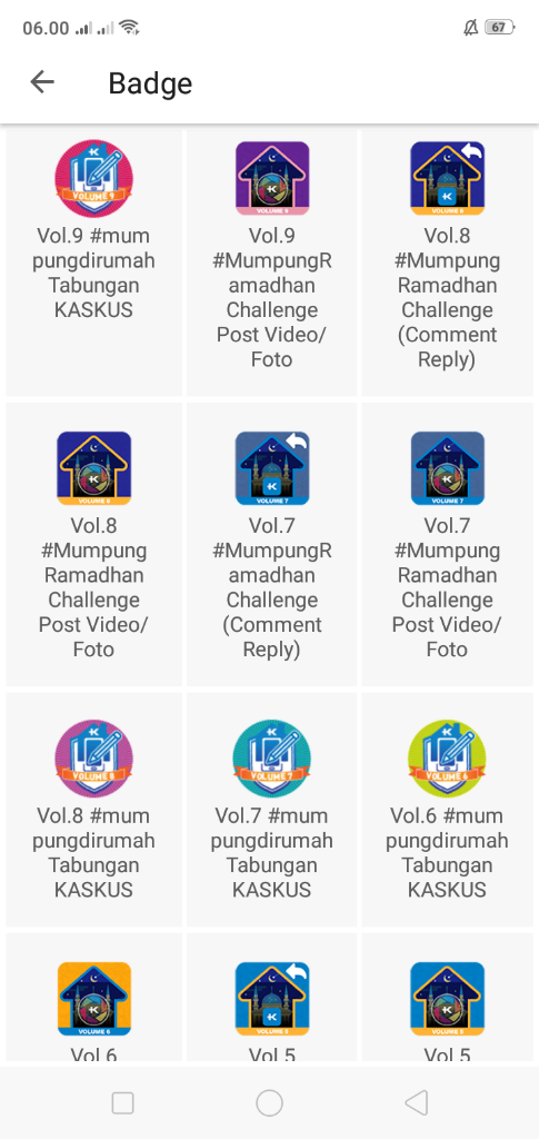 Suka Duka Dunia Badge Versi Bunda Oya