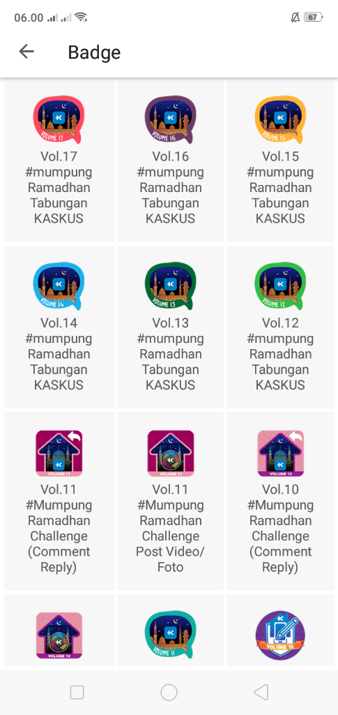 Suka Duka Dunia Badge Versi Bunda Oya