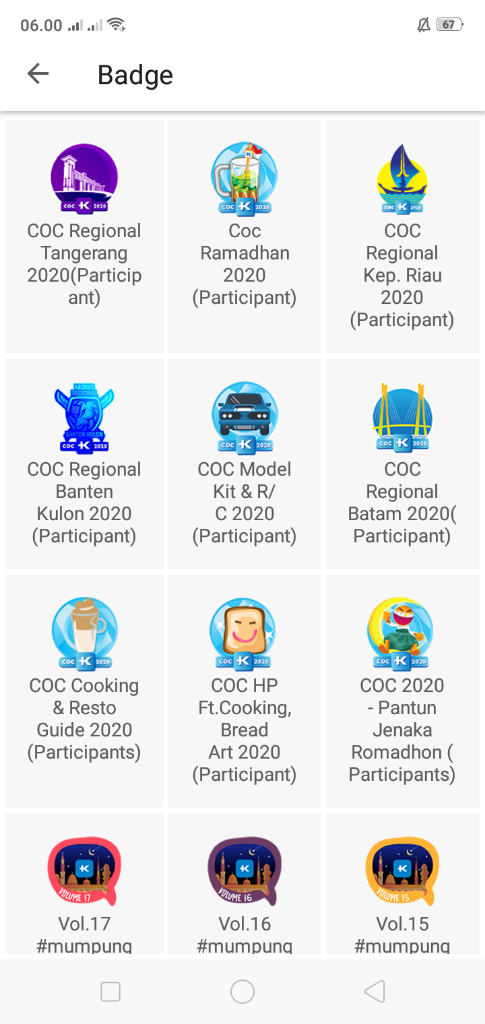 Suka Duka Dunia Badge Versi Bunda Oya