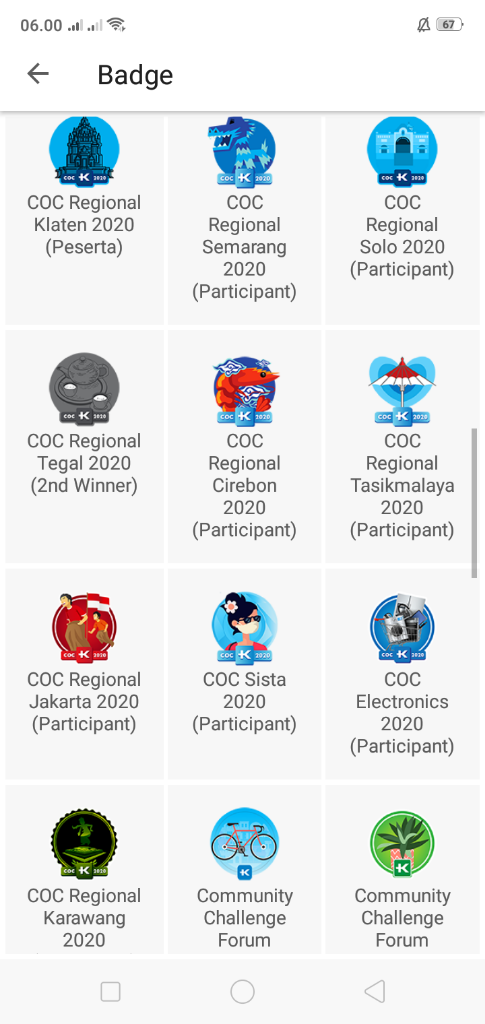 Suka Duka Dunia Badge Versi Bunda Oya