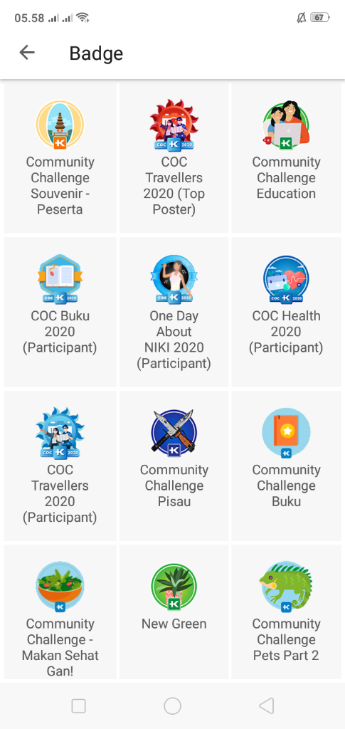 Suka Duka Dunia Badge Versi Bunda Oya