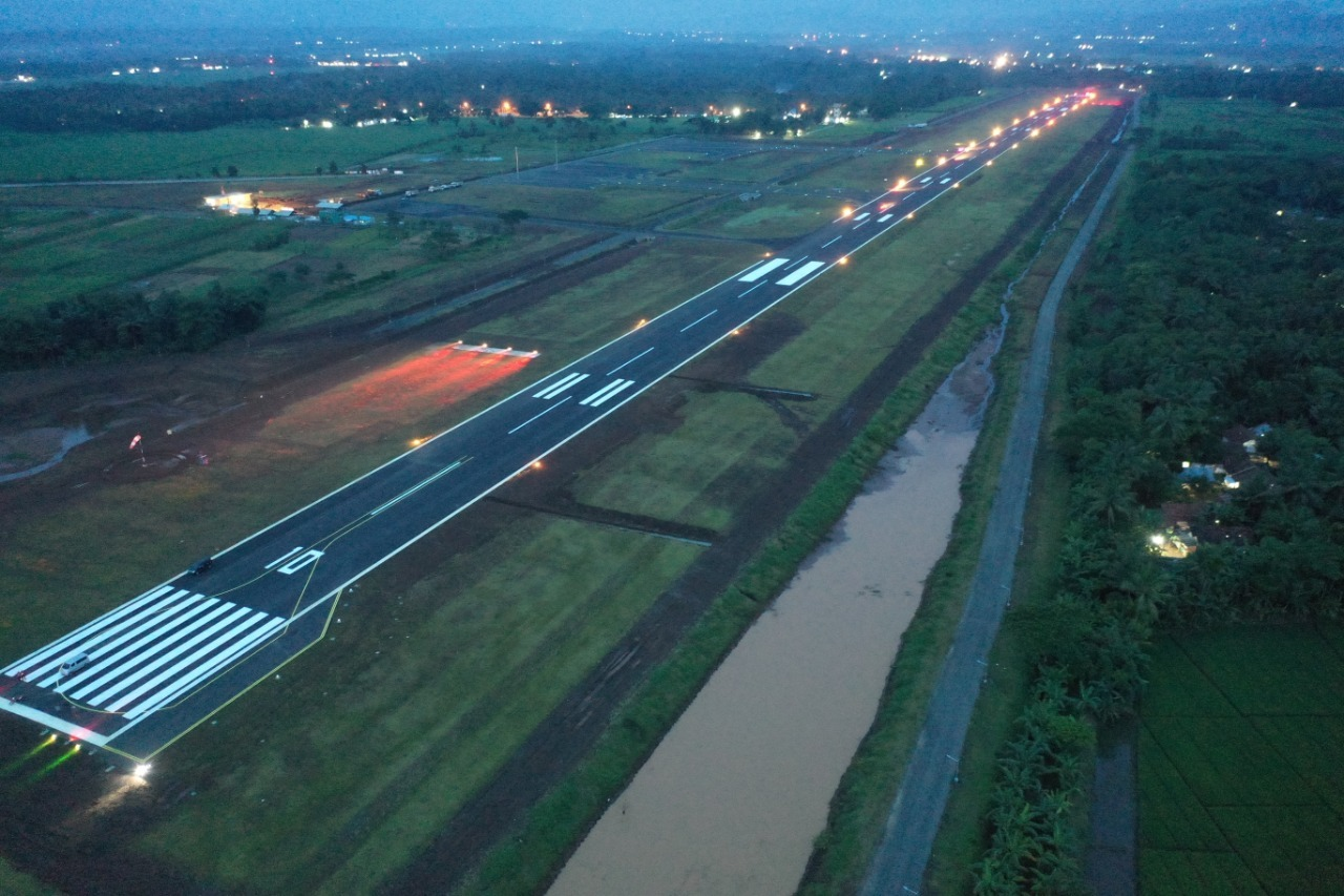 Pembangunan Bandara Jenderal Besar Soedirman, Kemenhub Lakukan Uji Terbang