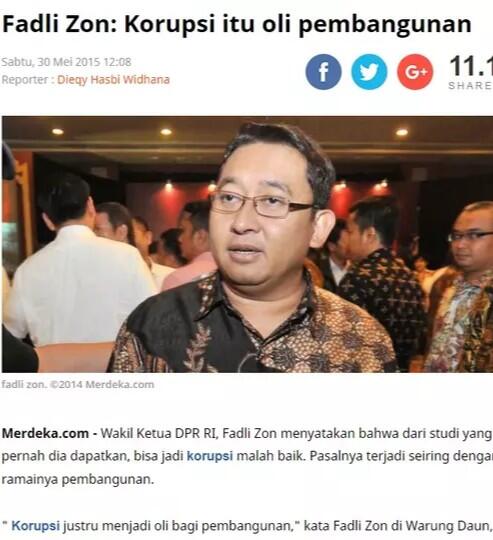 Fadli Zon Digugat DPD Ikatan Keluarga Minangkabau