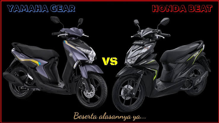 Harga Honda Beat Dan Yamaha Gear Mepet, Kamu Pilih Yang Mana? 