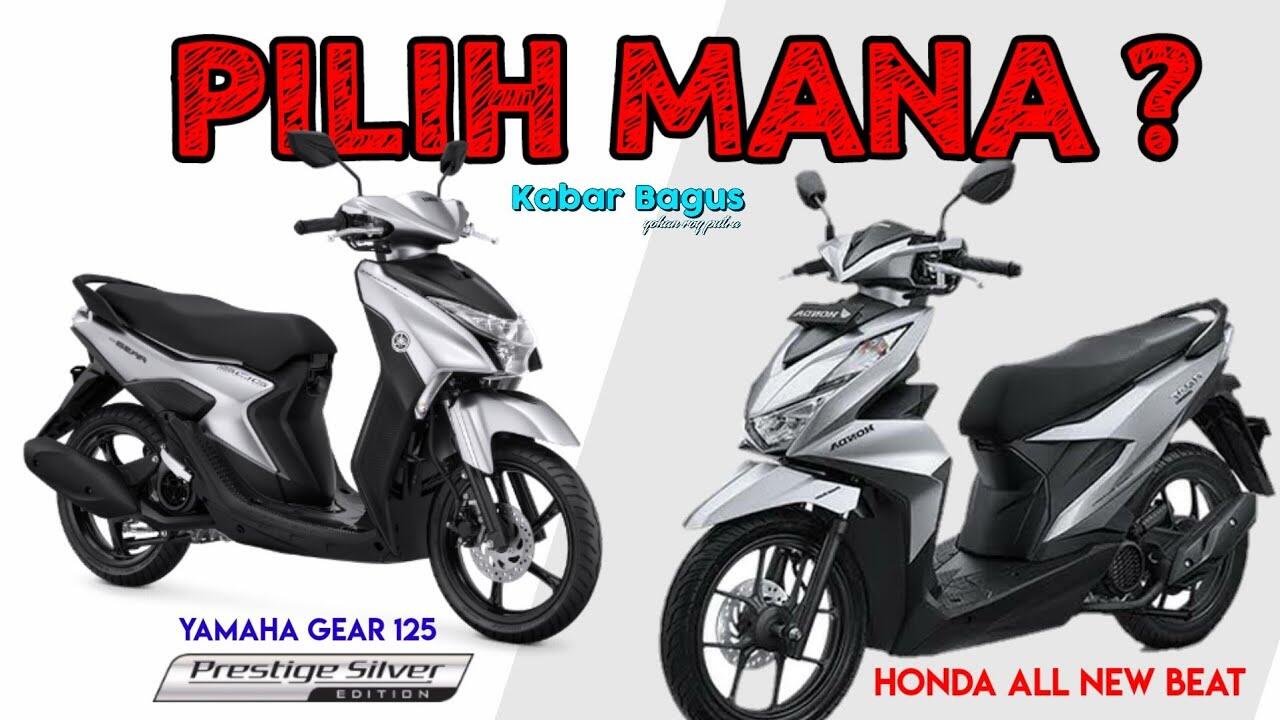 Harga Honda Beat Dan Yamaha Gear Mepet, Kamu Pilih Yang Mana? 