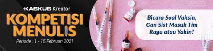 Saya Pro Pemerintah, Tapi Bukan Berarti Saya Mau Divaksin