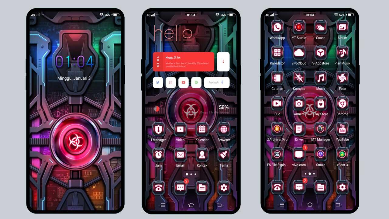 5 Tema Vivo Desain Baru Tembus Full System All Series Download Gratis